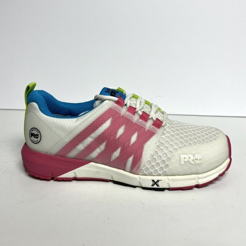 Timberland Pro Womens Day One Safety Radius Comp Toe Sneaker White Size 8 M